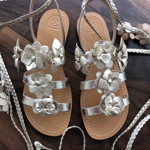 Tory Burch Shoes - Blossom Gladiator Sandal in Spark Gold BNIB